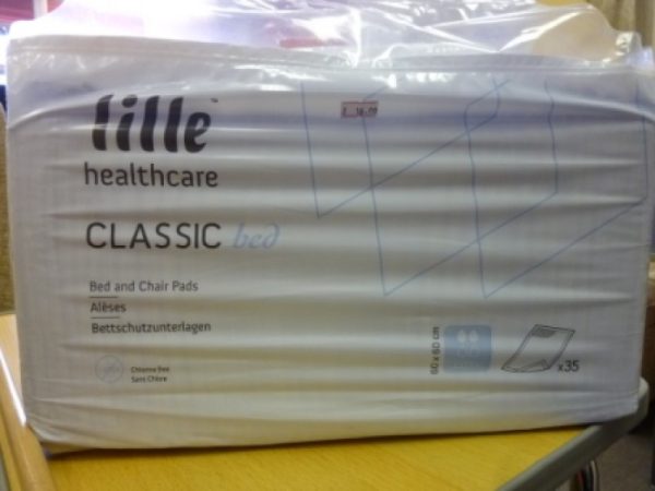 Disposable Bed Pads 60cmx90cm Lille Healthcare Classic Continence Care